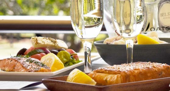 the greek club food