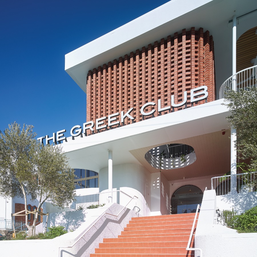 the greek club building