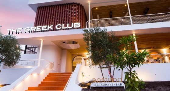 the greek club building