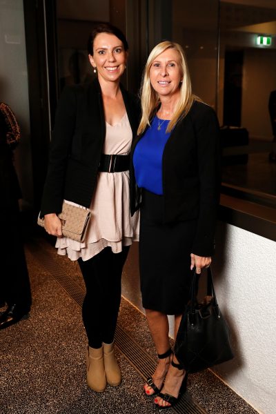 louise gordan and evelyn kennedy at the greek club launch