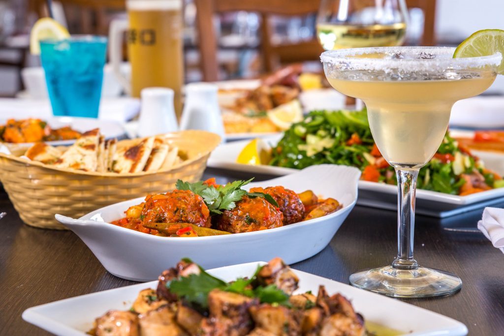 greek club food and drinks