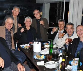 the greek club group photo