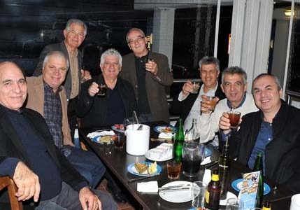 the greek club group photo