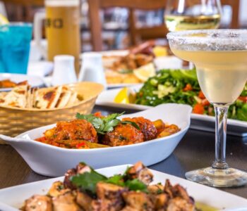 greek club food and drinks