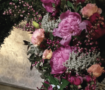 arch with flowers