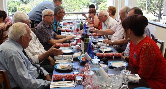 family dining at the greek club